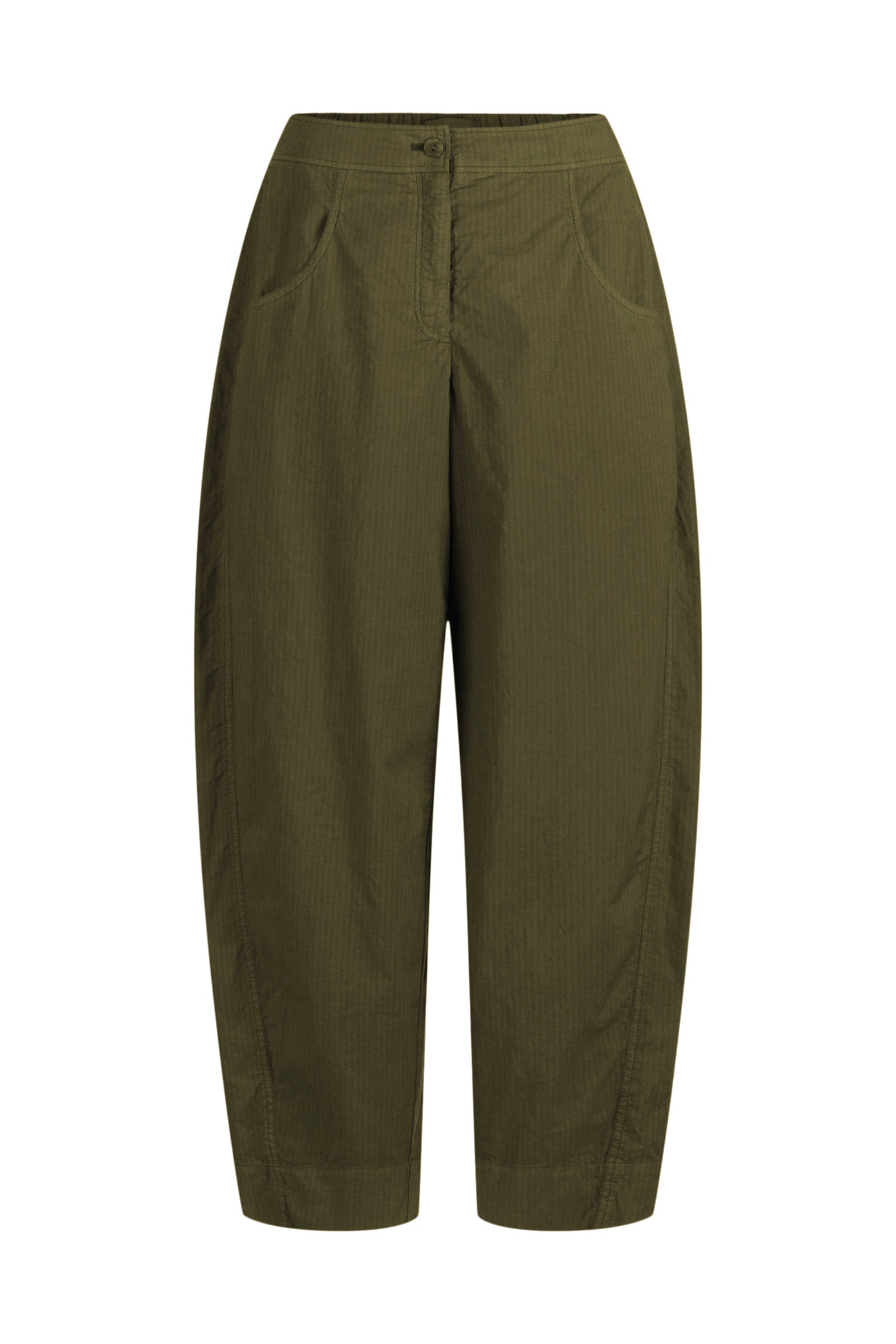 OSKA Long barrel Leg Pant in Palm Tree