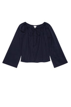 The Pop Pinstripe Tie Top