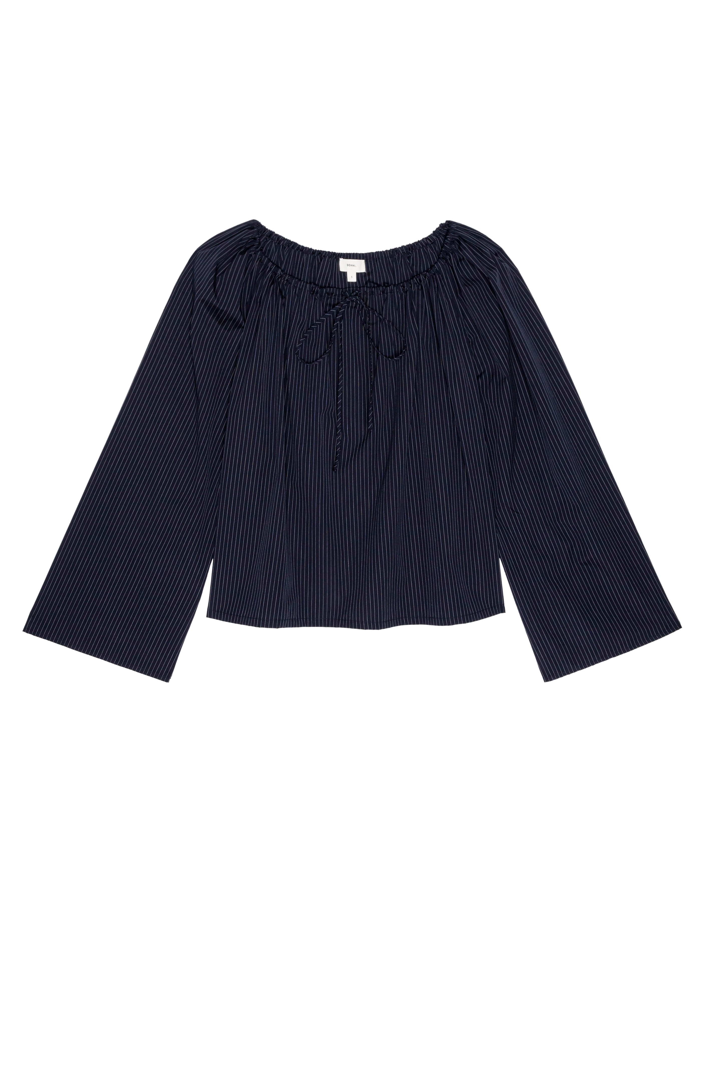 The Pop Pinstripe Tie Top