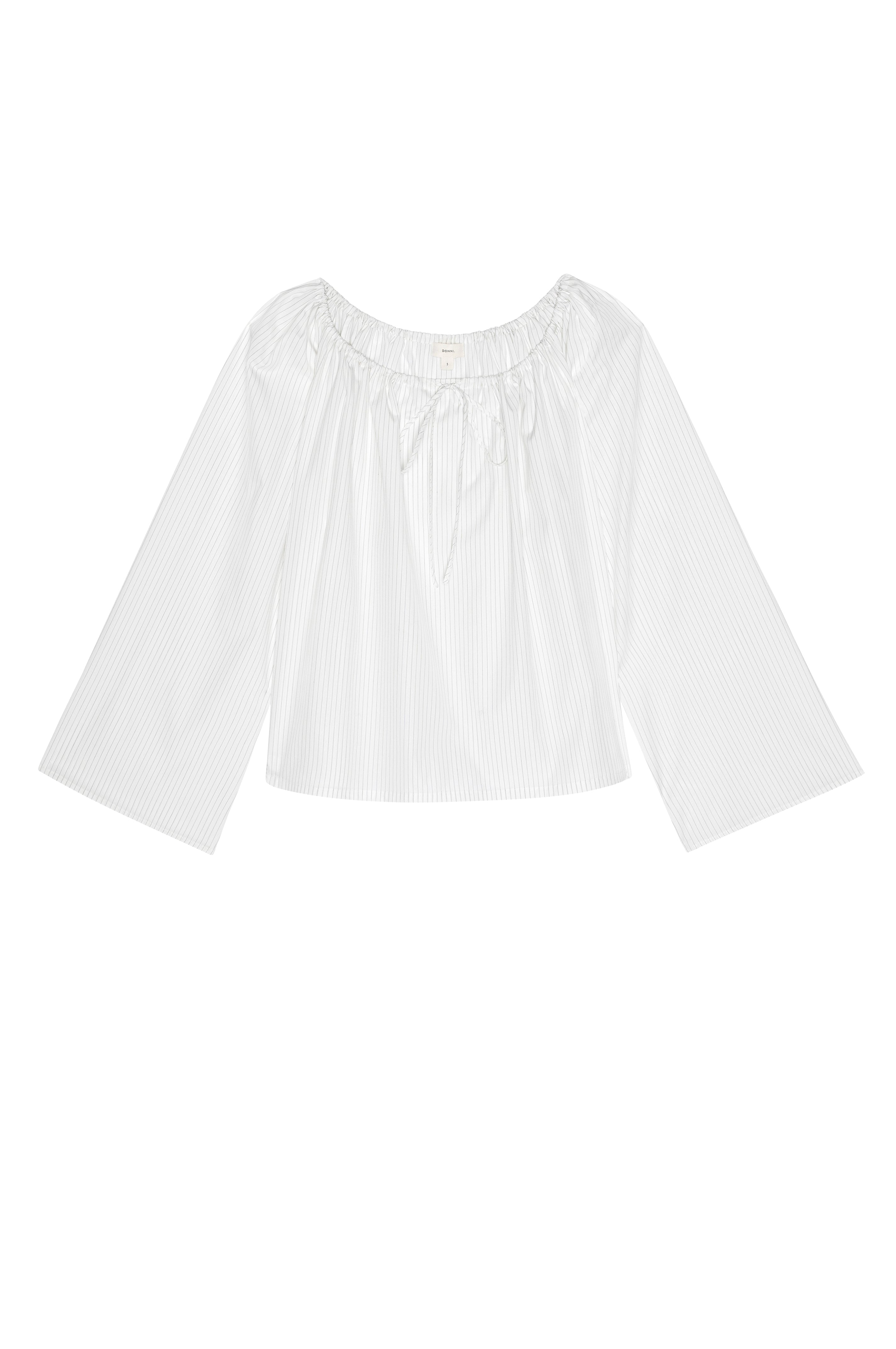 The Pop Pinstripe Tie Top