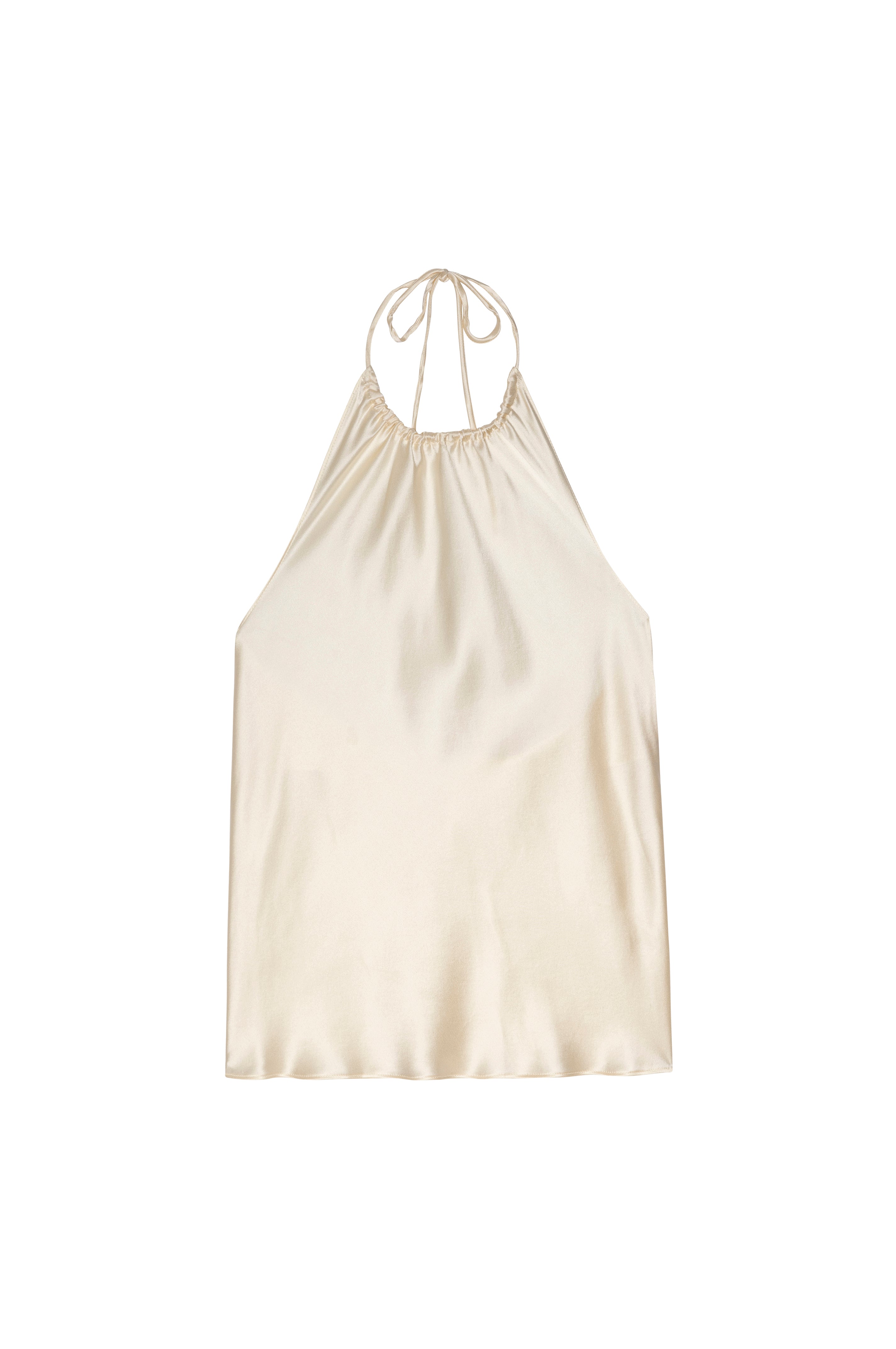 The Silk Halter Top