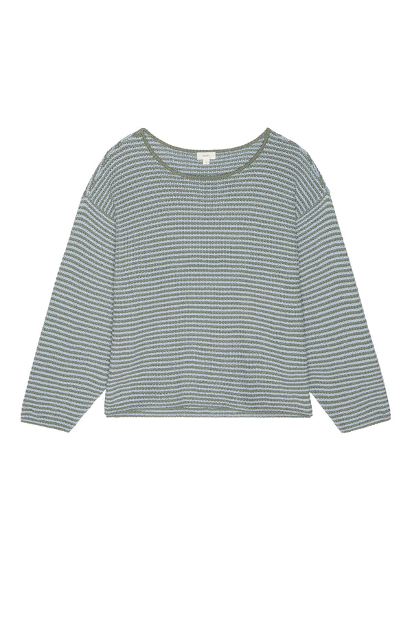 The Cotton Knit Stripe Sweater