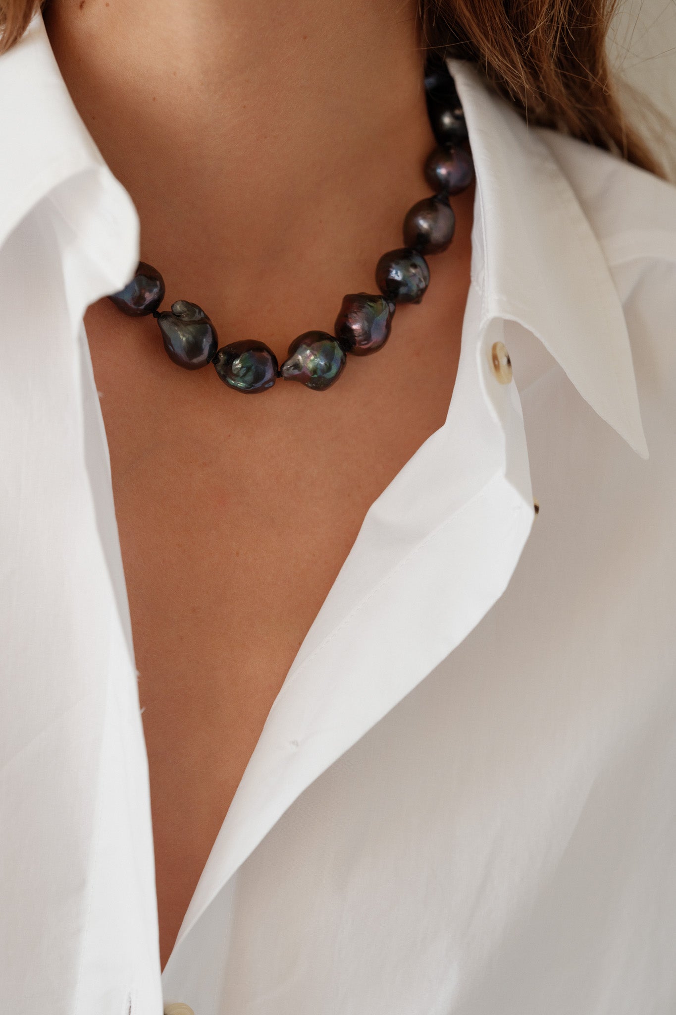 The June Black Pearl Choker