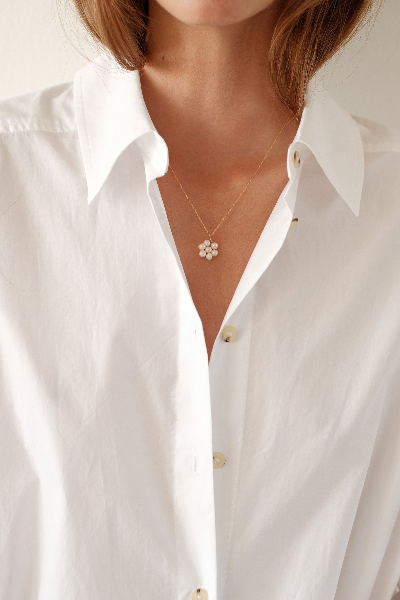 The Daisy Pearl Necklace