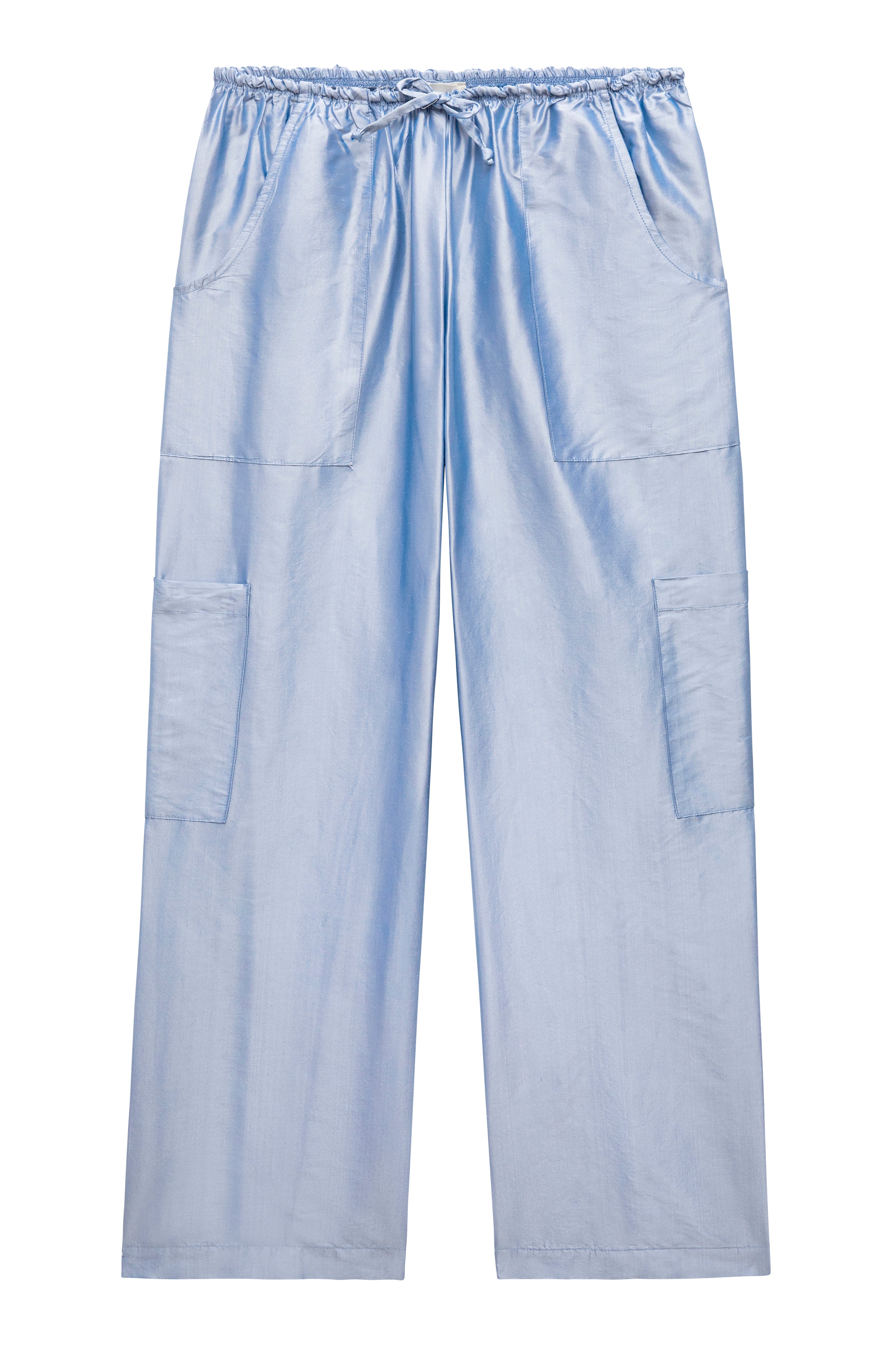 The Silk Taffeta Cargo Pant