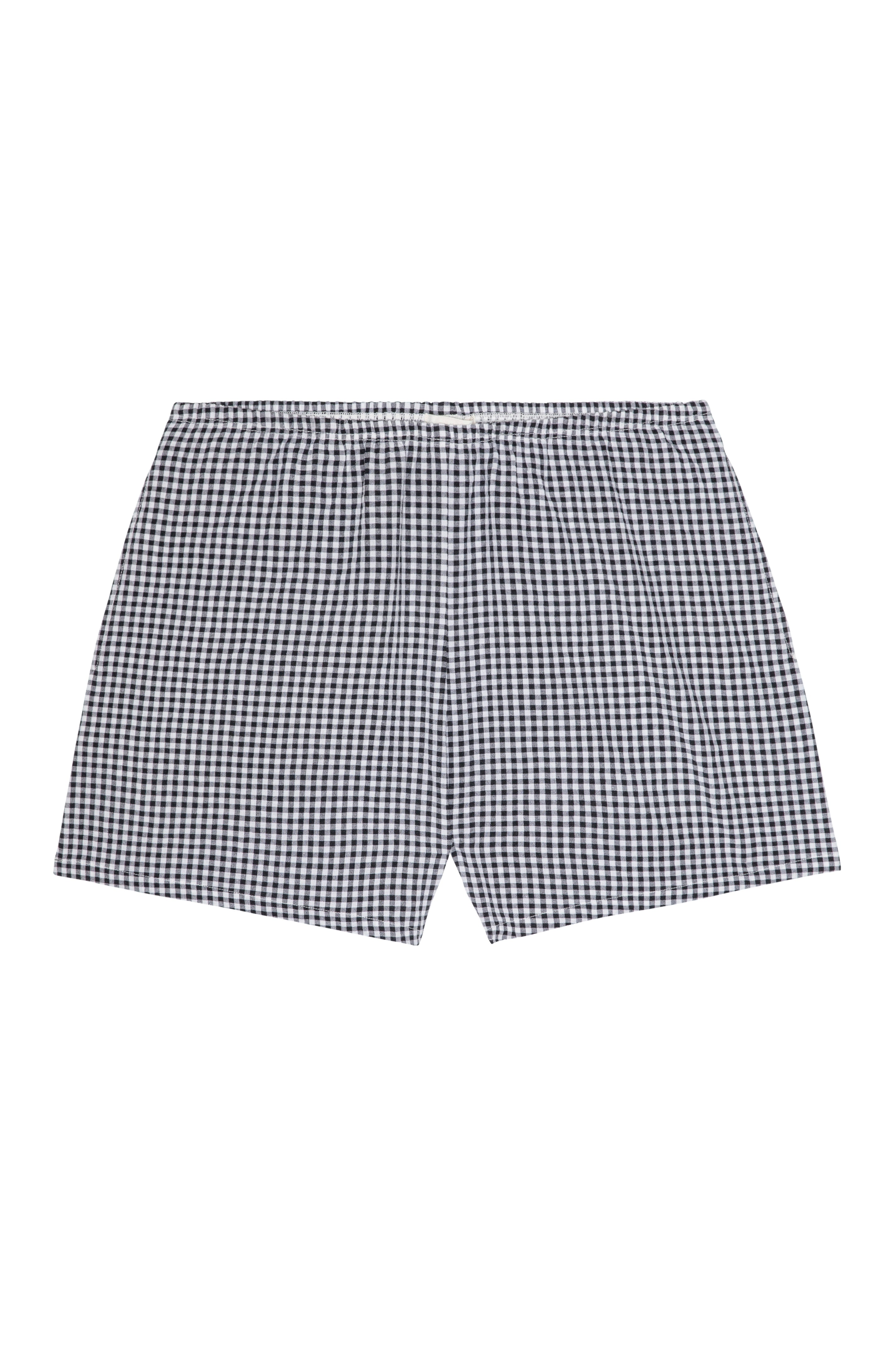 The Cotton Gingham Tap Short