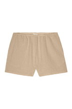 The Cotton Gingham Tap Short