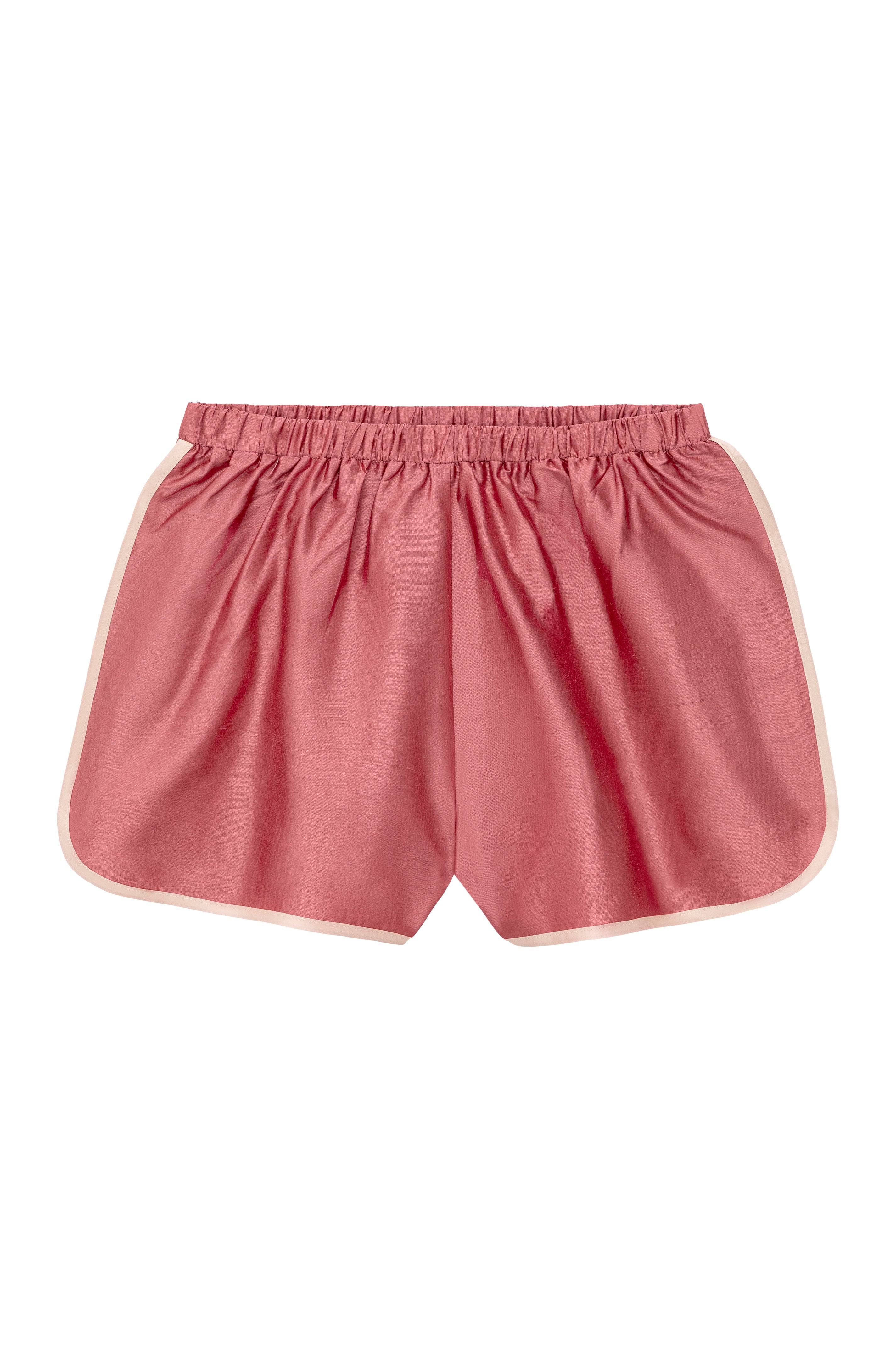 The Silk Taffeta Racer Stripe Short