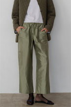 The Silk Taffeta Cargo Pant