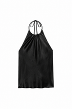 The Silk Halter Top