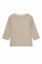 The Silk Cotton Sheer Boatneck