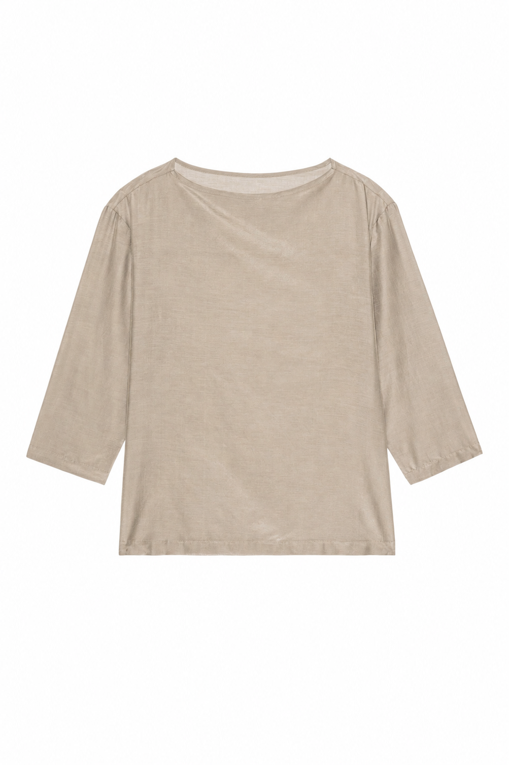 The Silk Cotton Sheer Boatneck