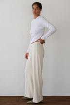 The Sweater Rib Simple Pant