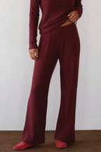 The Sweater Rib Simple Pant