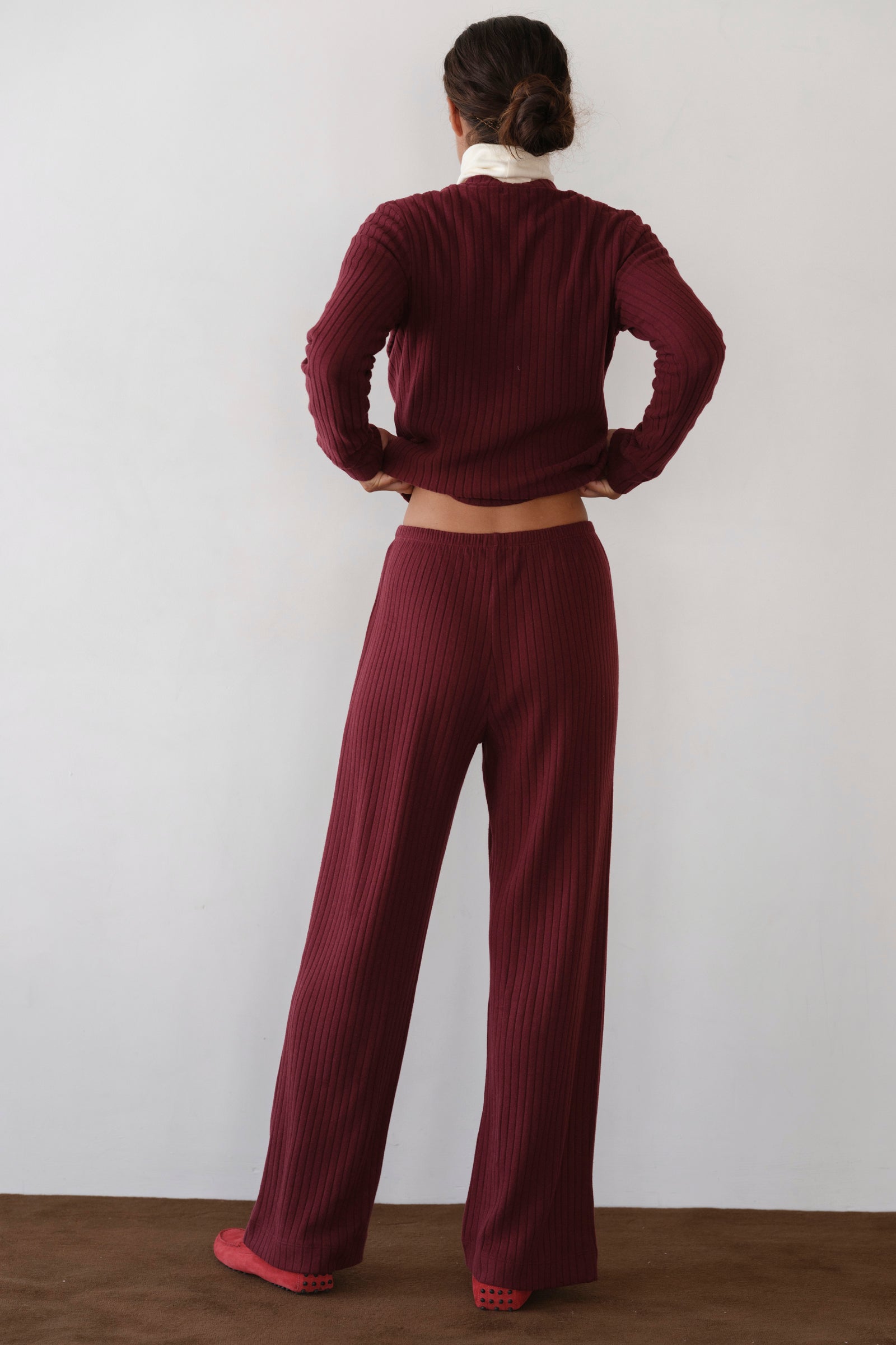 The Sweater Rib Simple Pant