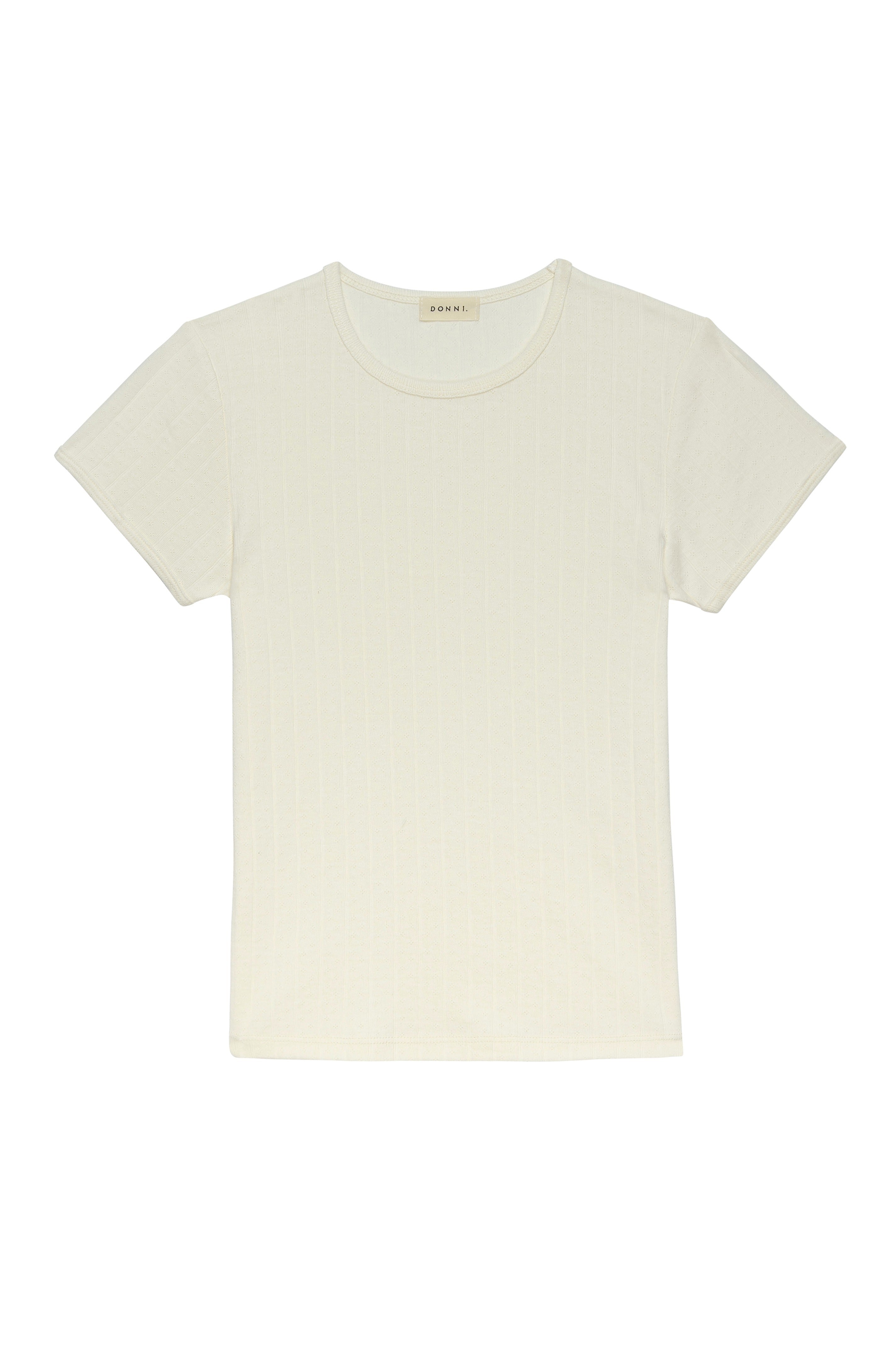 The Pointelle Baby Tee