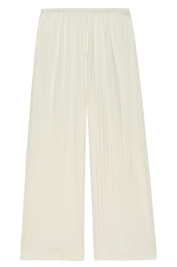 The Pointelle Simple Crop Pant