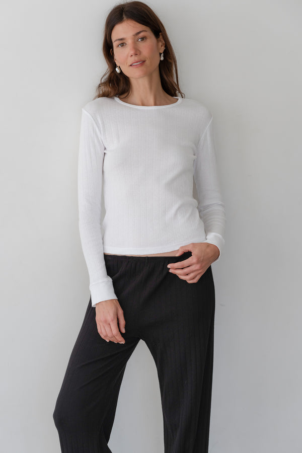 The Pointelle Long Sleeve