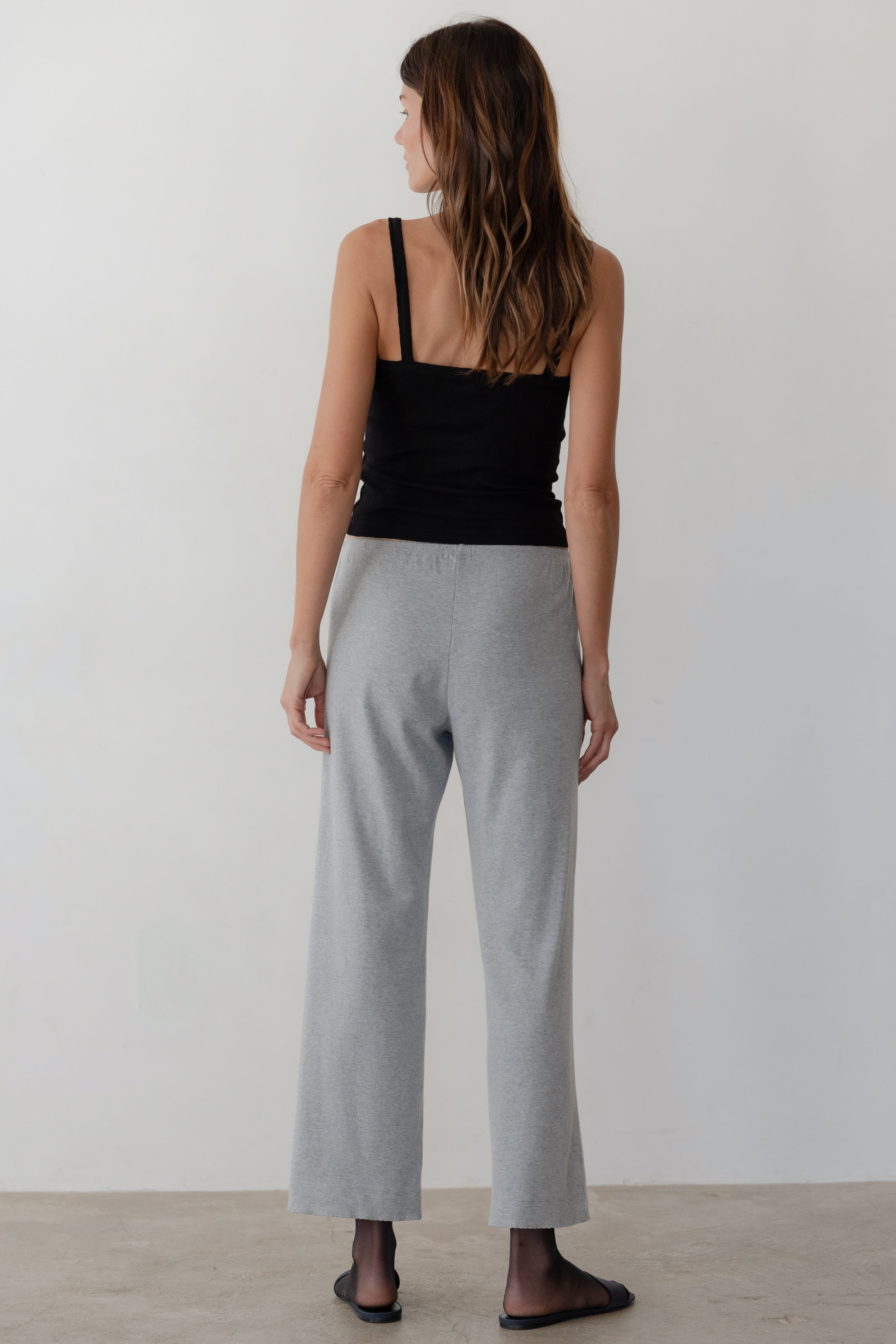The Baby Rib Scallop Pant
