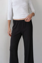 The Baby Rib Scallop Pant