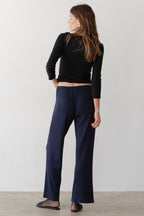 The Baby Rib Scallop Pant