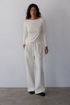 The Eco-Fleece Wide Leg Sweatpants