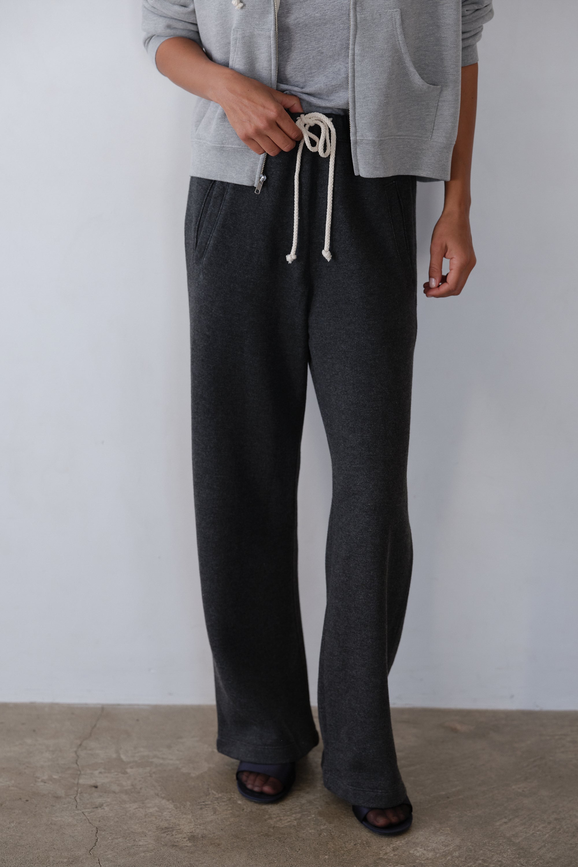 The Eco-Fleece Wide Leg Sweatpants