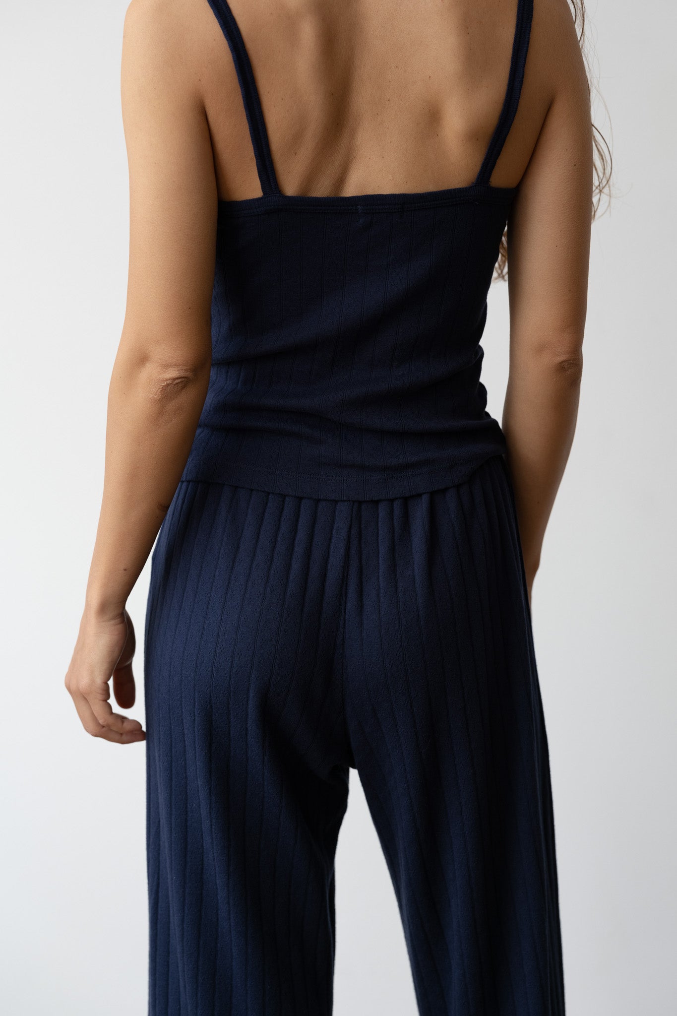 The Pointelle Square Neck Tank