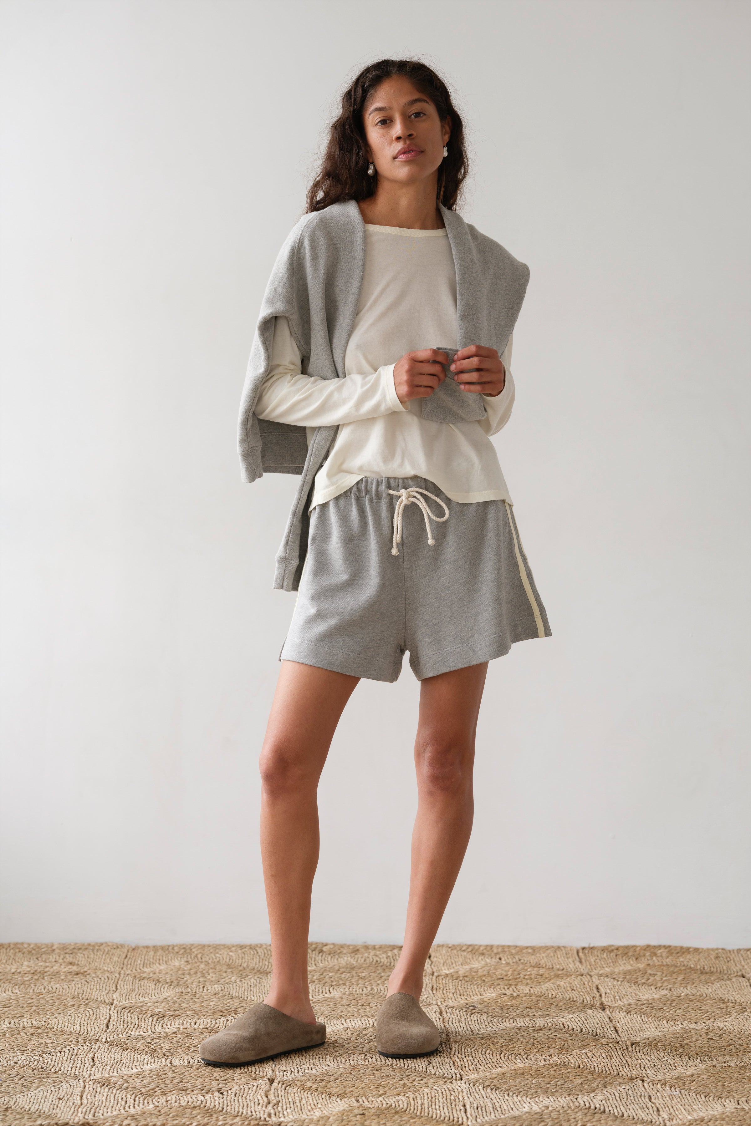 The Stripe Eco-Terry Short