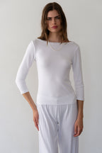 The Baby Rib Boat Neck