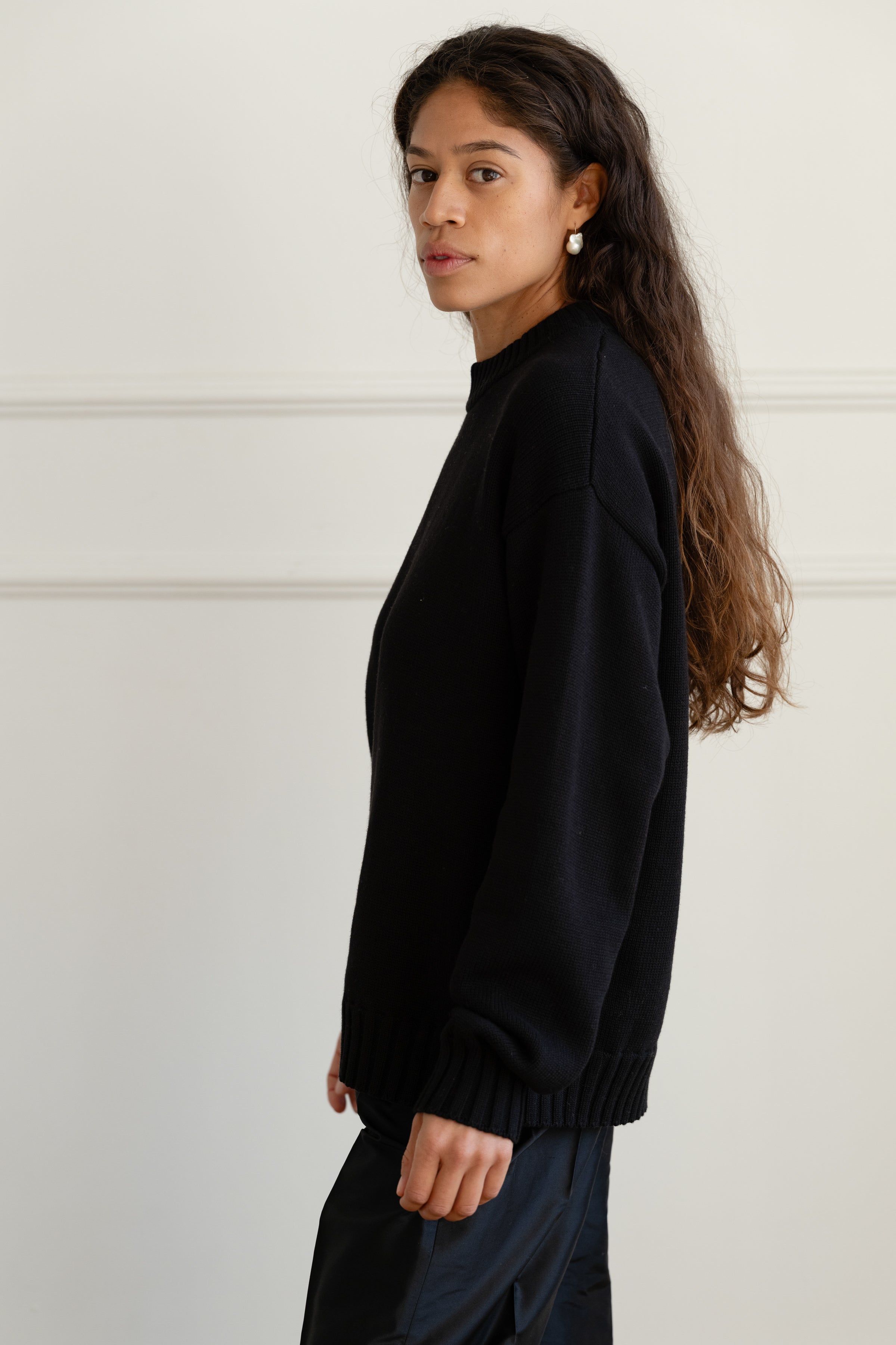 The Cotton Cashmere Crewneck Sweater