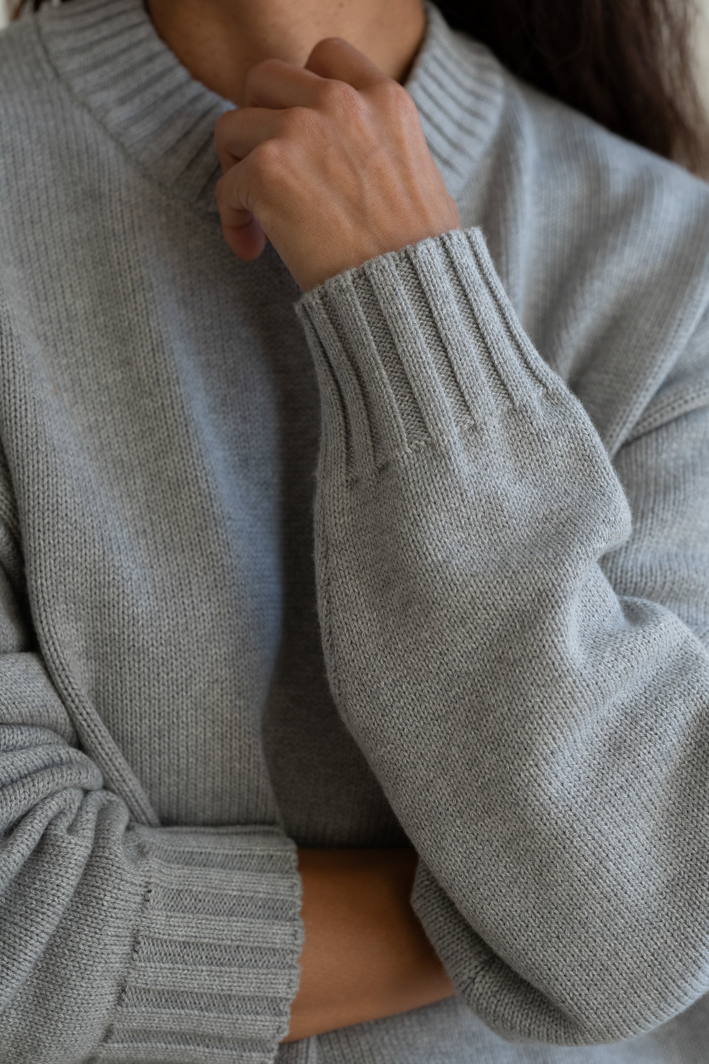 The Cotton Cashmere Crewneck Sweater