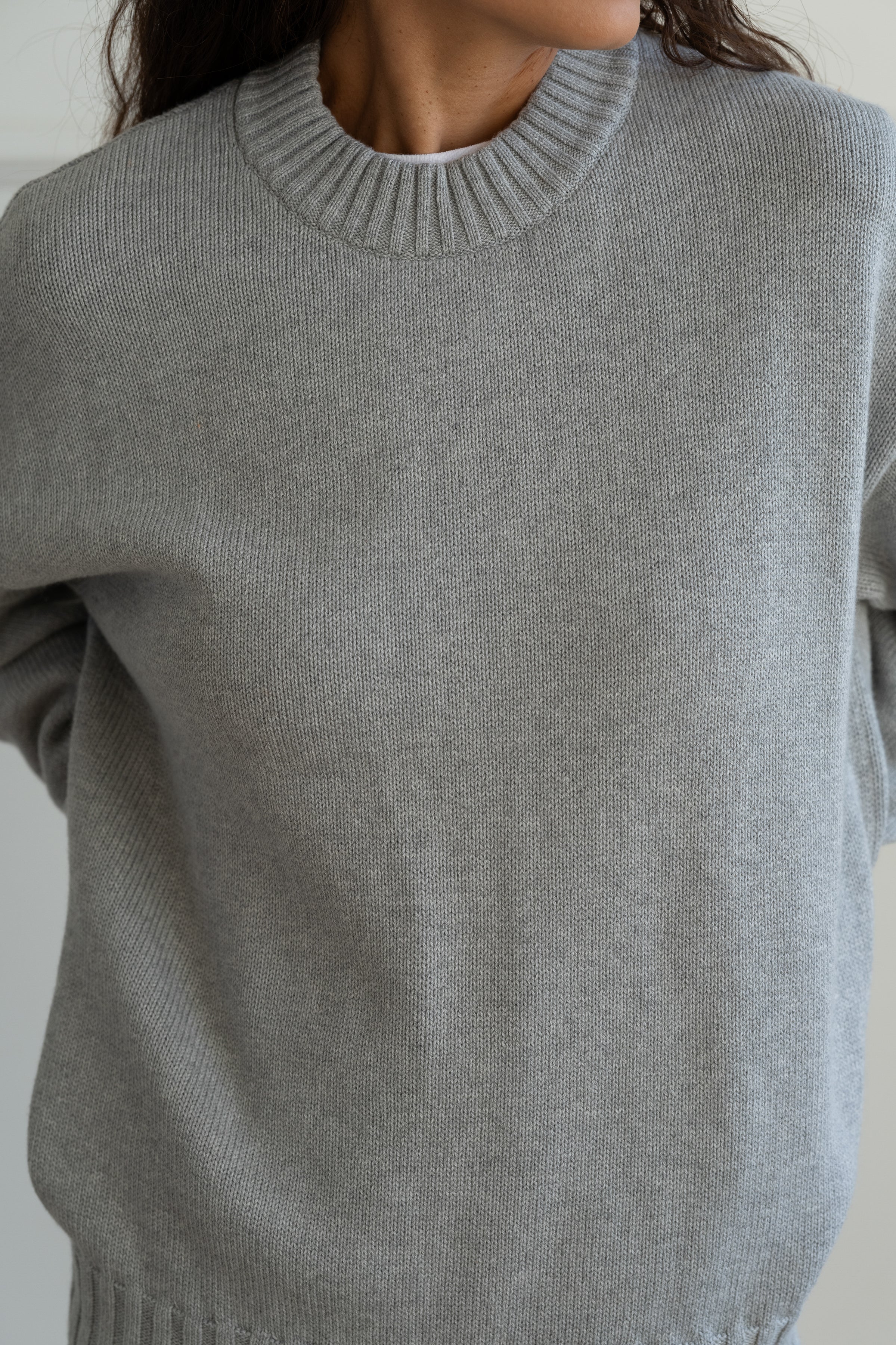 The Cotton Cashmere Crewneck Sweater