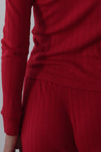 The Pointelle Simple Crop Pant