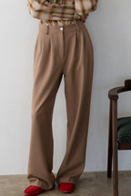 The Flannel Pleated Trouser