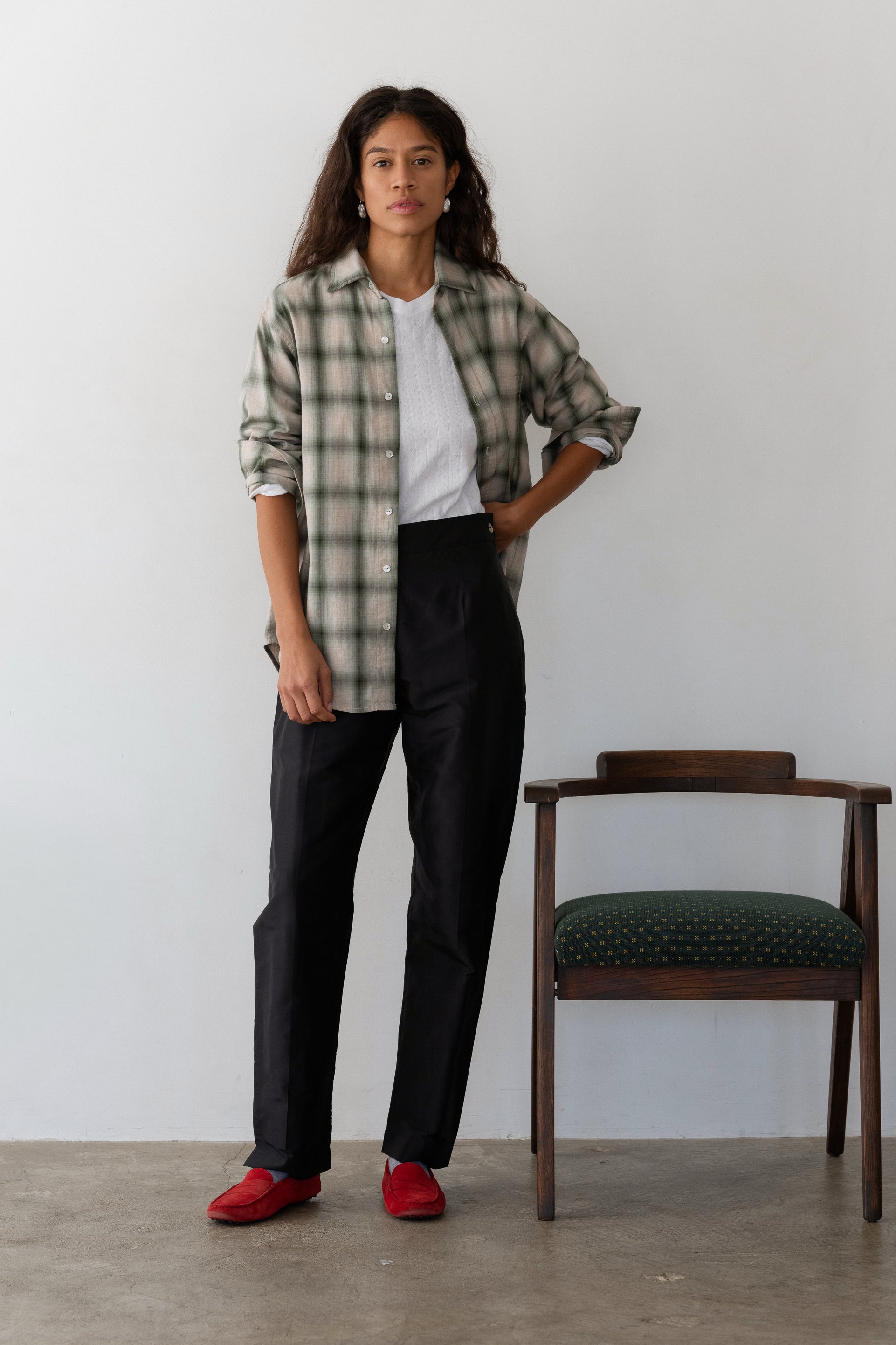 The Silk Taffeta Cigarette Pant