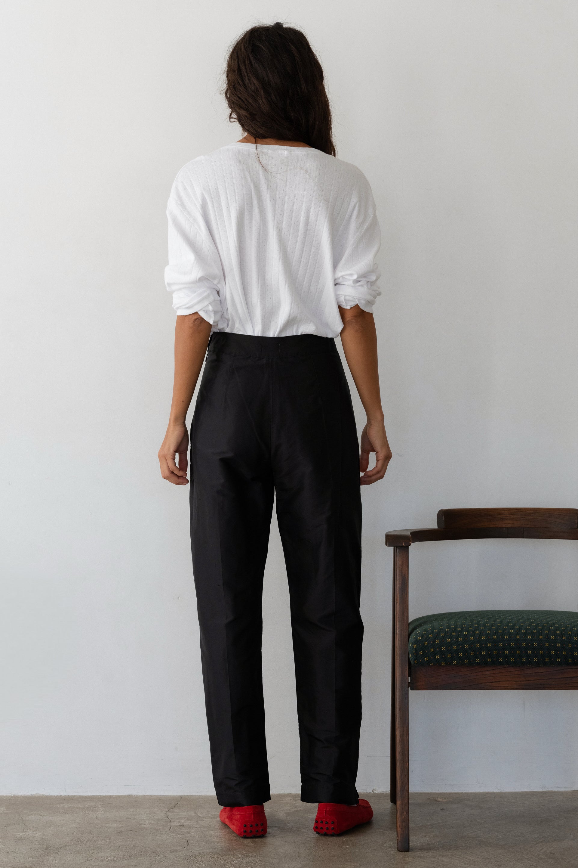 The Silk Taffeta Cigarette Pant