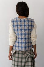 The Quilted Plaid Flannel Vest