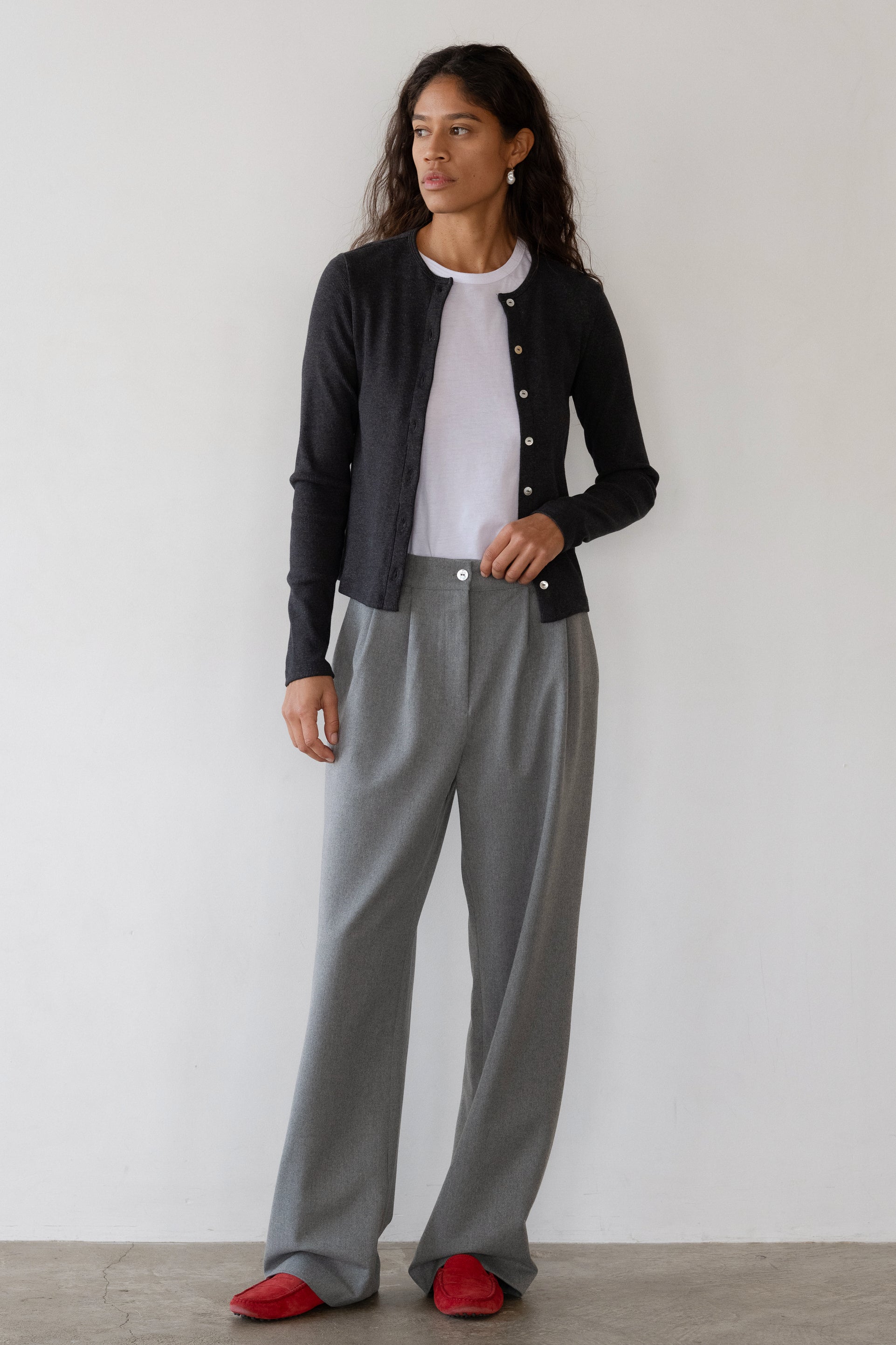 The Flannel Pleated Trouser