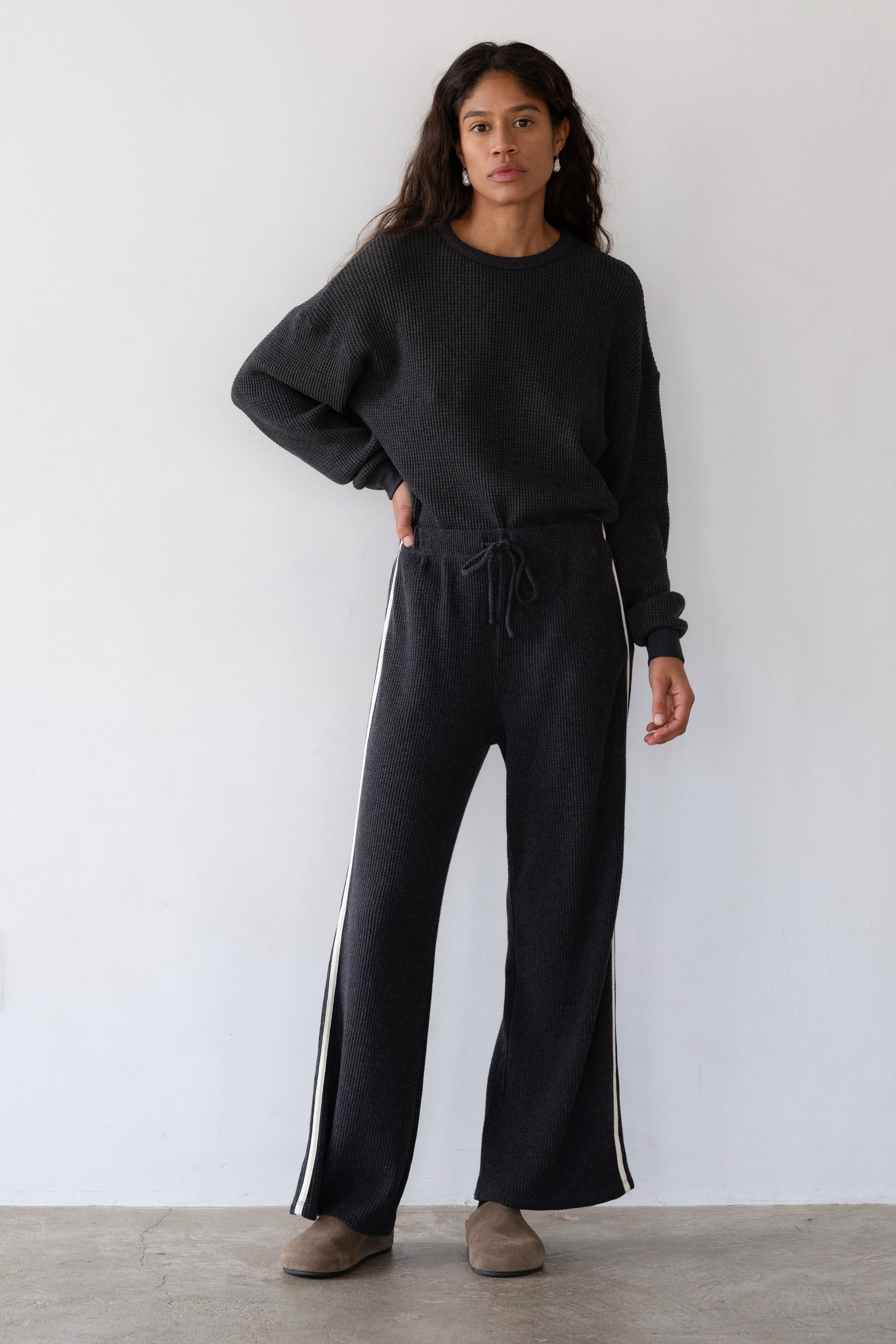 The Thermal Crop Stripe Pant