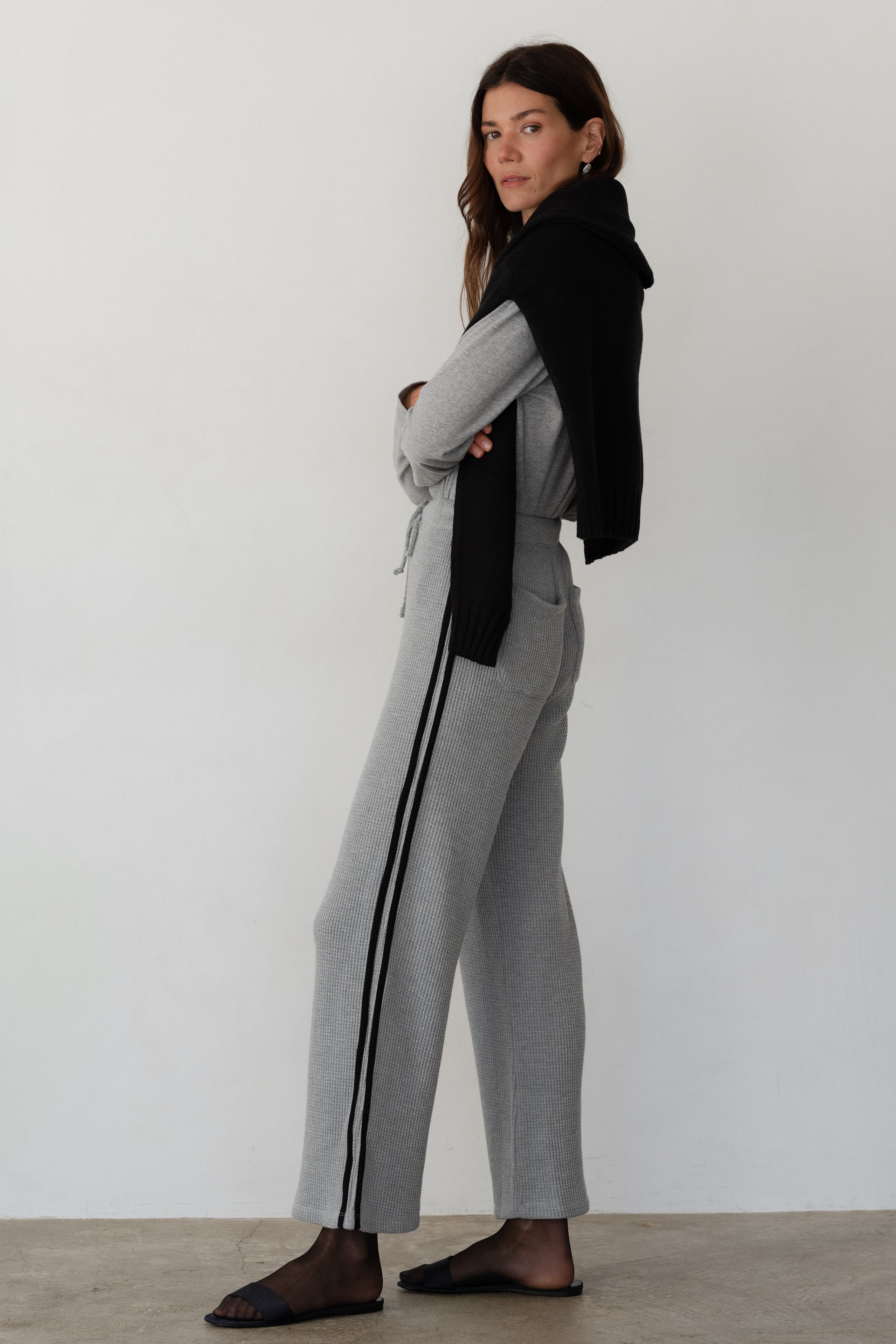 The Thermal Crop Stripe Pant