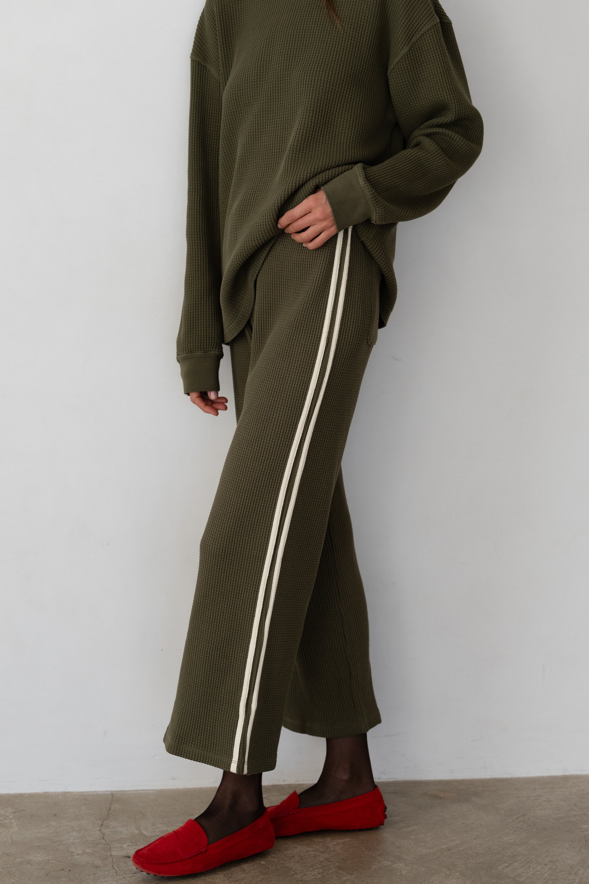The Thermal Crop Stripe Pant