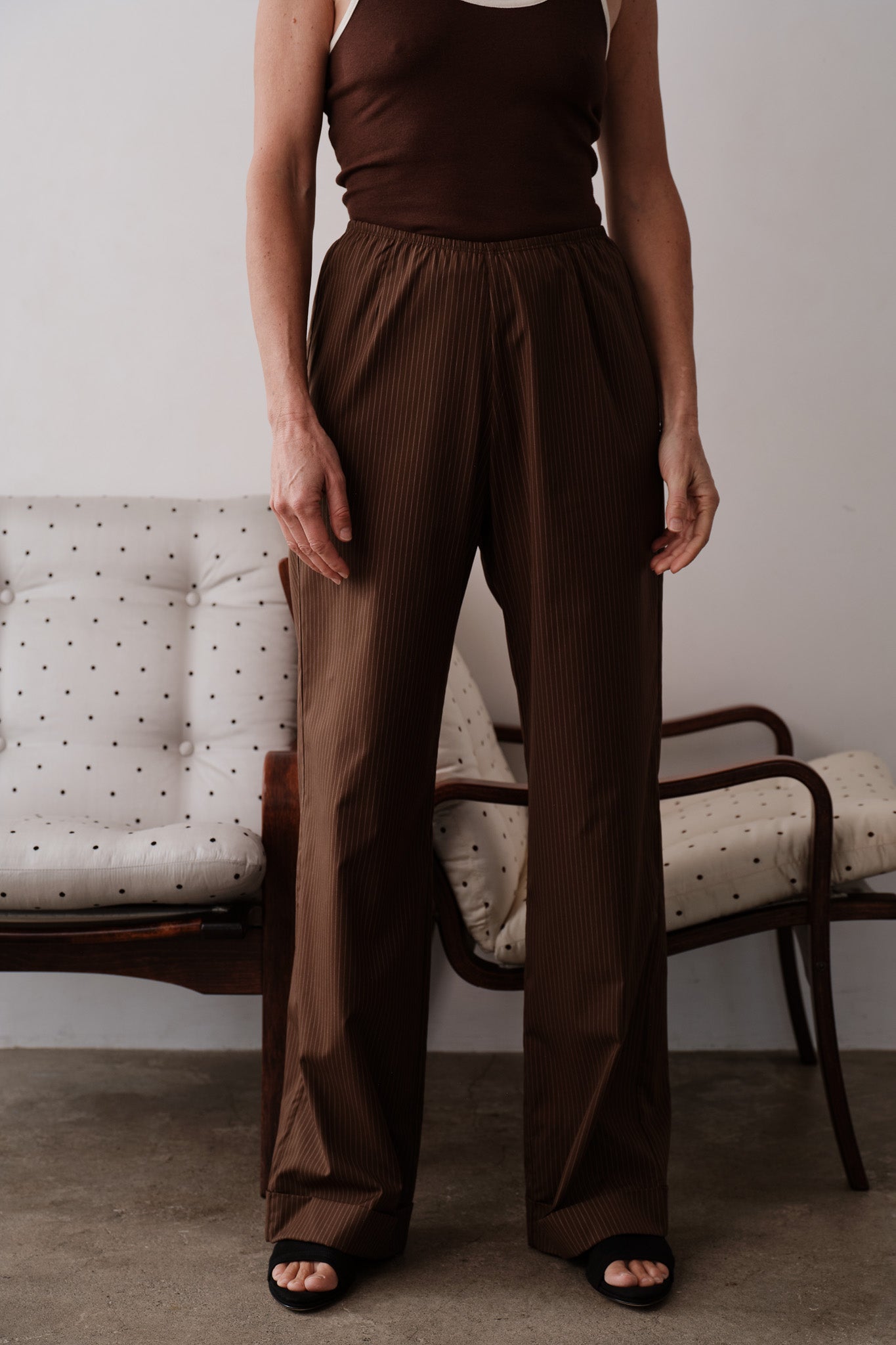 The Pop Pinstripe Simple Pant
