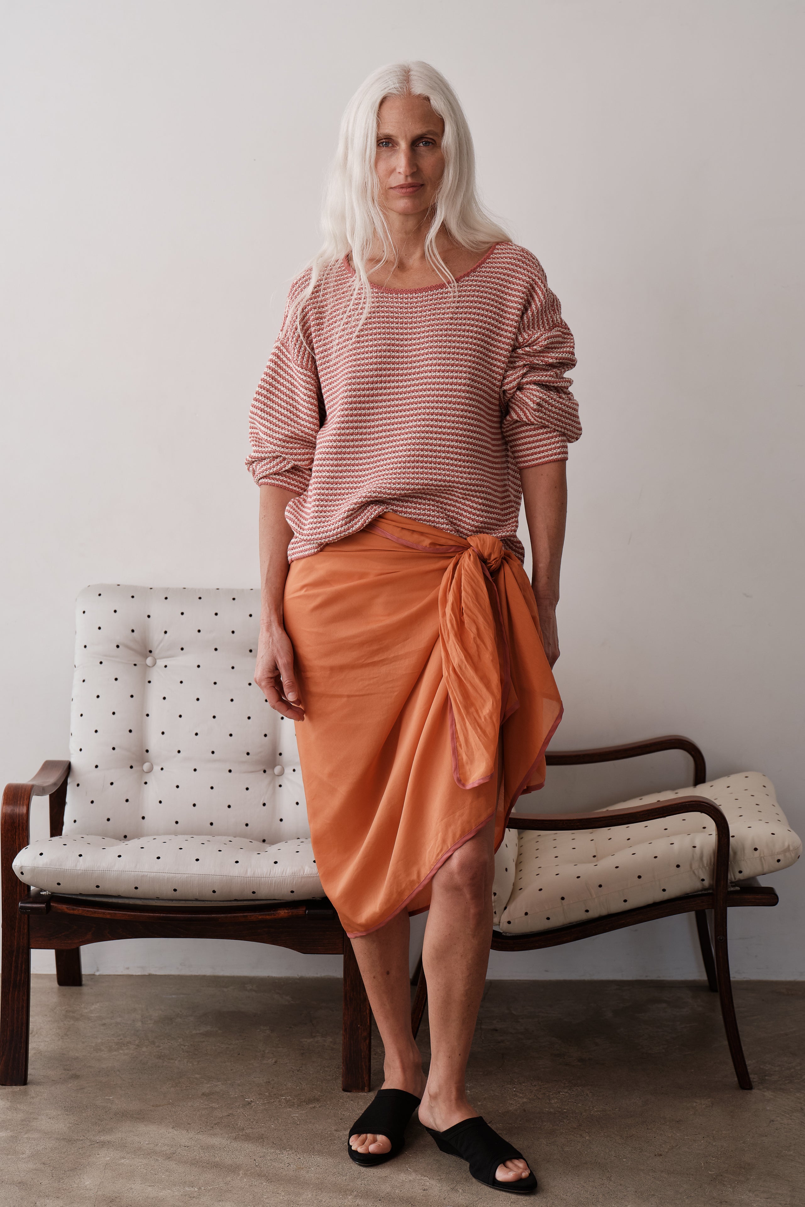 The Cotton Knit Stripe Sweater