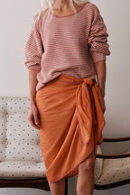 The Cotton Knit Stripe Sweater