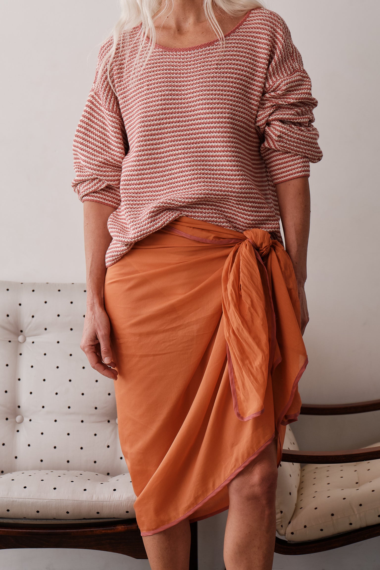 The Cotton Knit Stripe Sweater