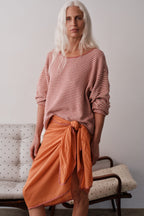 The Cotton Knit Stripe Sweater