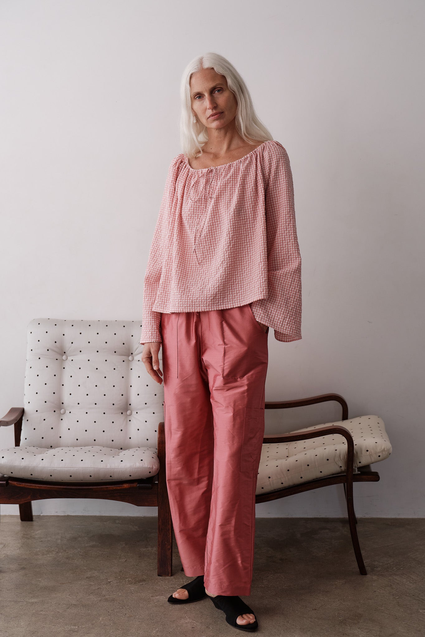 The Silk Taffeta Cargo Pant