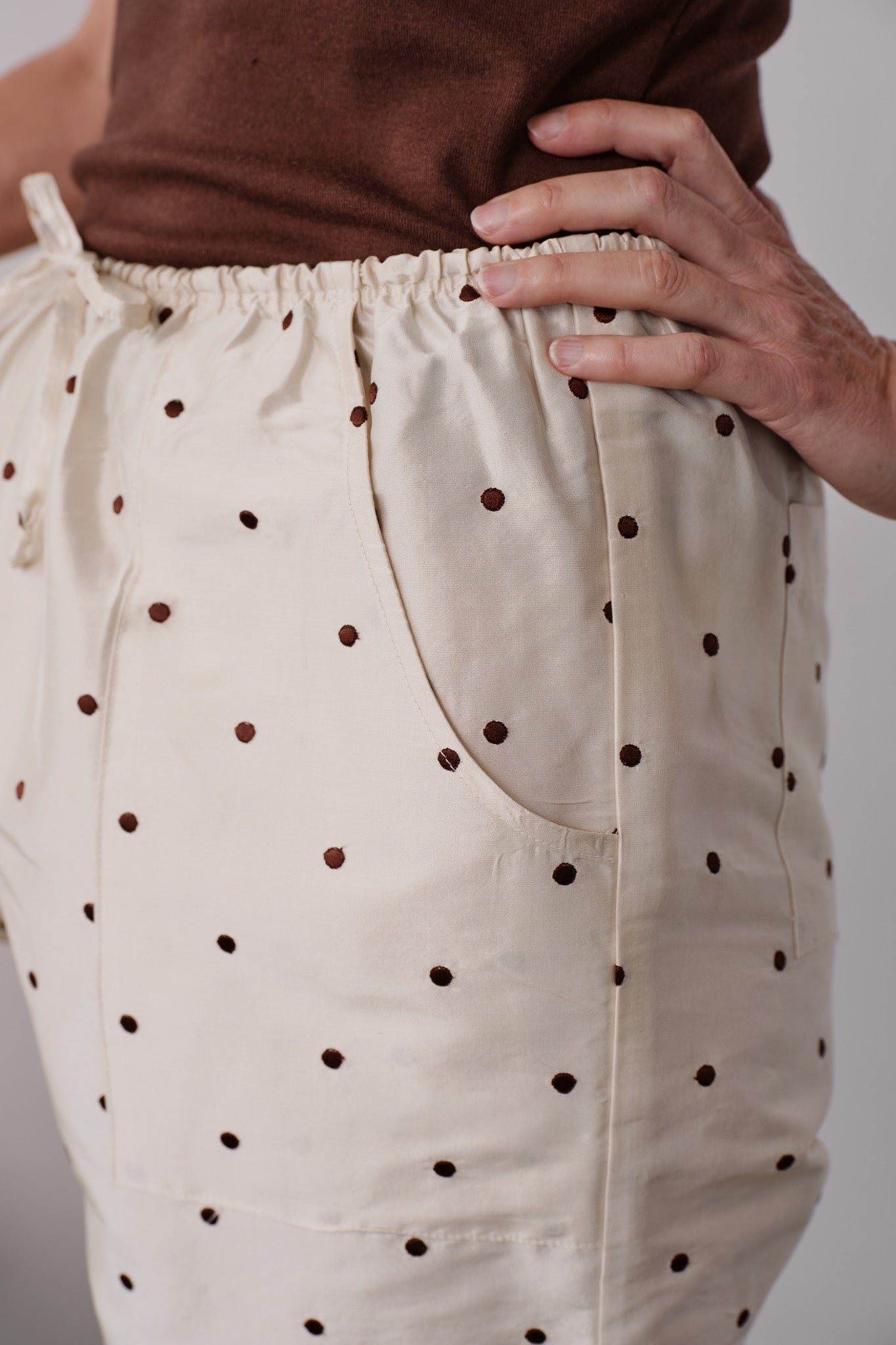 The Silk Taffeta Cargo Pant