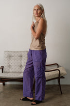 The Silk Cotton Sheer Cargo Pant